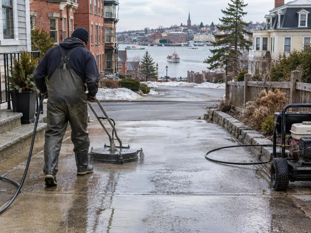 Driveway & Concrete Cleaning in Portland, ME